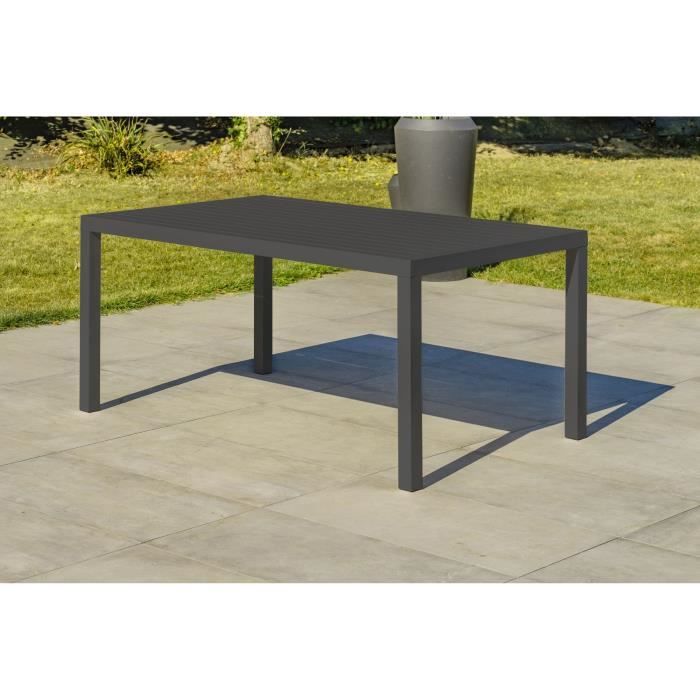 Tuinmeubelen - Antracietgrijs - Aluminium - 6-persoons - CAYENNE - DCB GARDEN