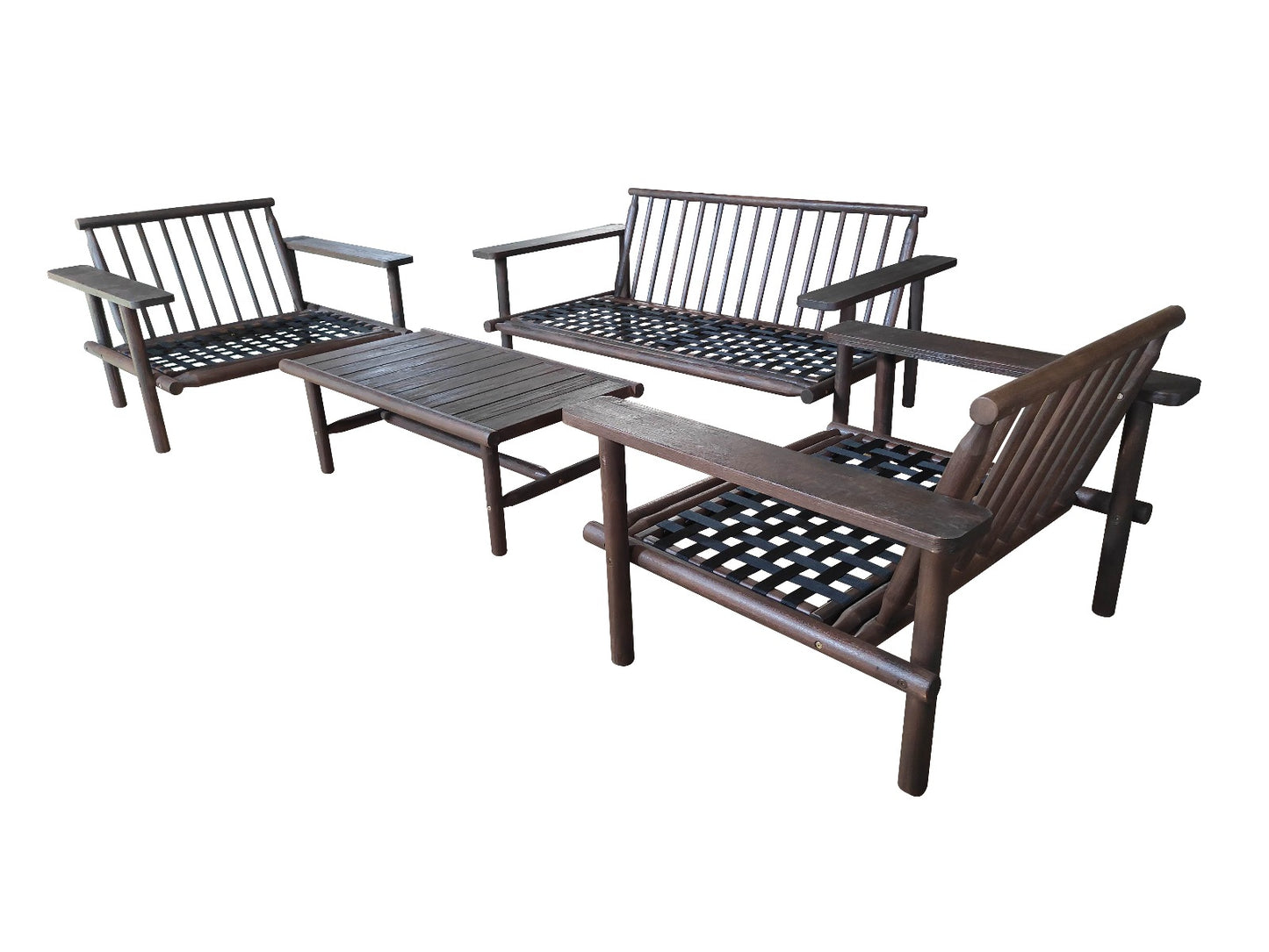 Laruna Lounge Set - Acacia hout Vintage DonkerTeak