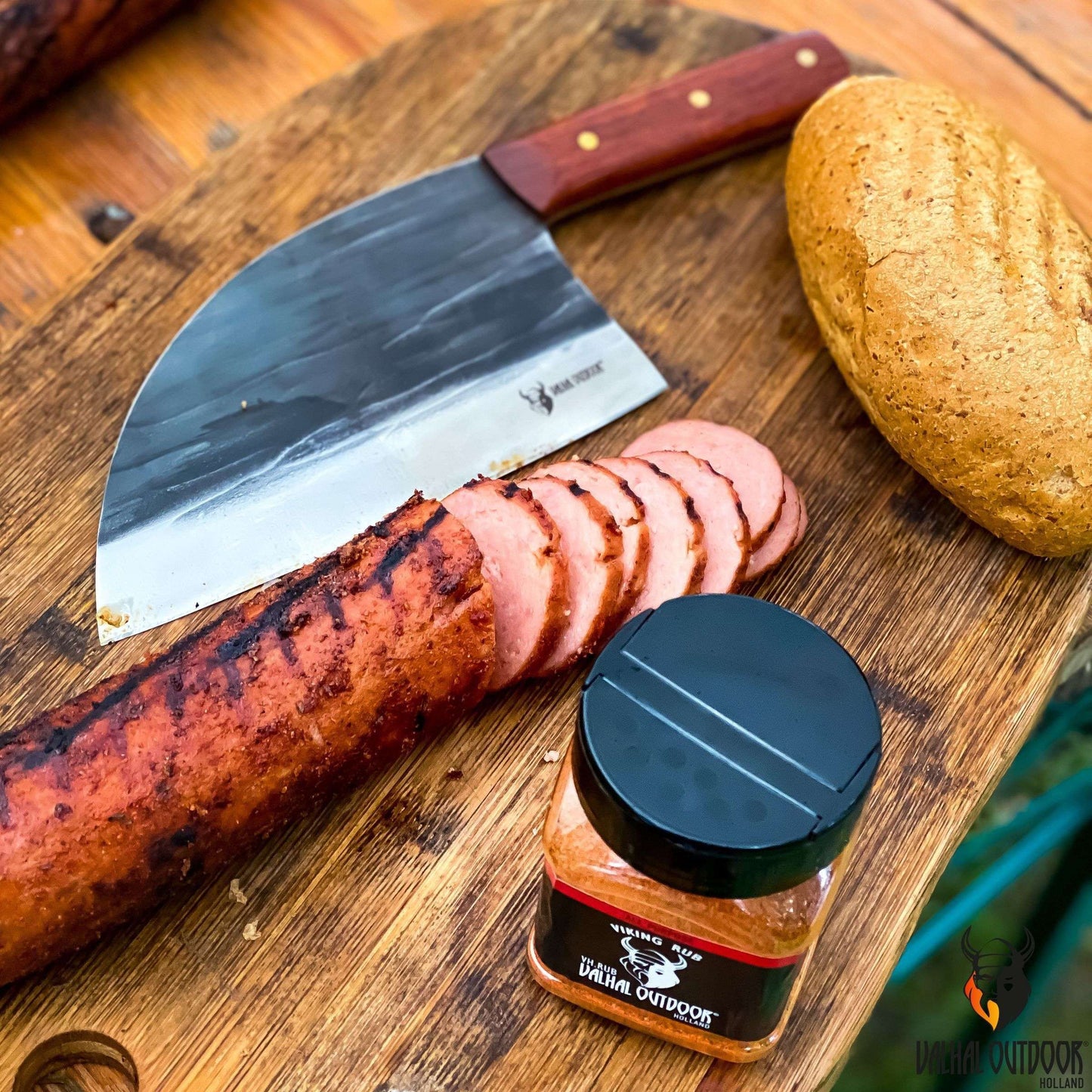 BBQ Hakmes 18 cm - Krachtig Snijden met Controle