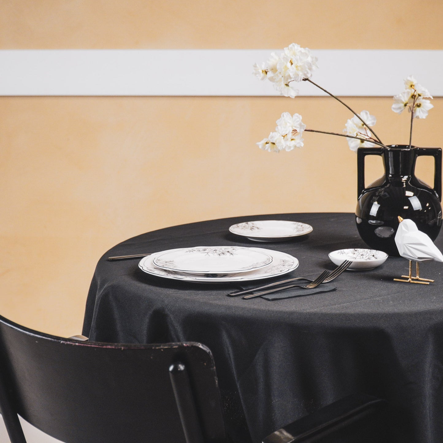 Bord - bloemen-