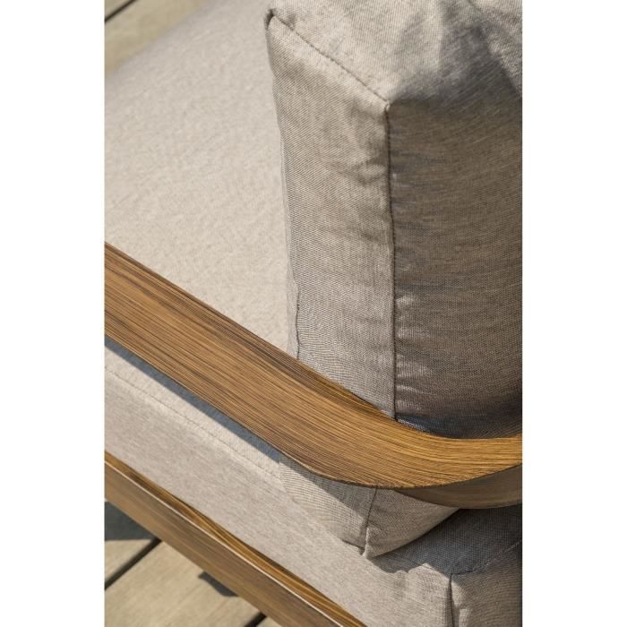 Lage tuinmeubelen- 4-persoons - Hout