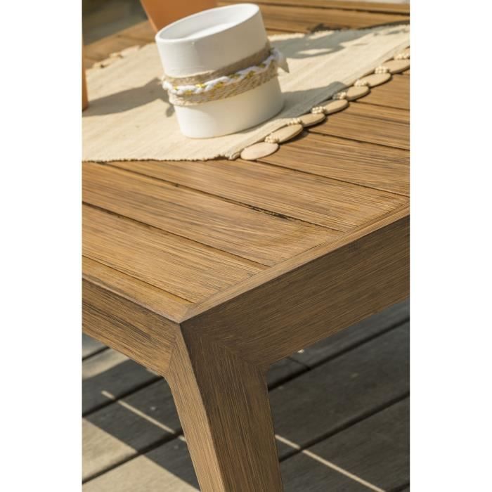 Lage tuinmeubelen- 4-persoons - Hout