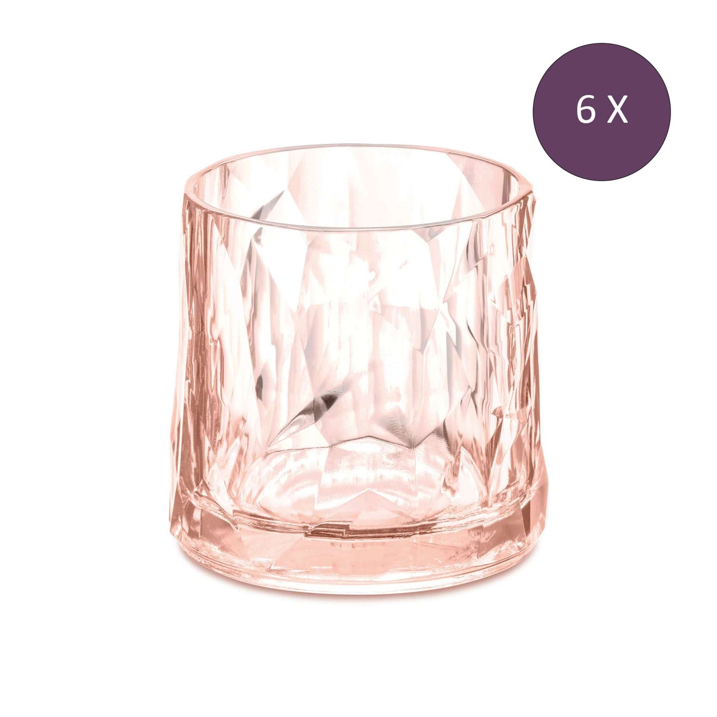 Waterglazen 250 ml (Set van 6) - Licht, Sterk en Handig
