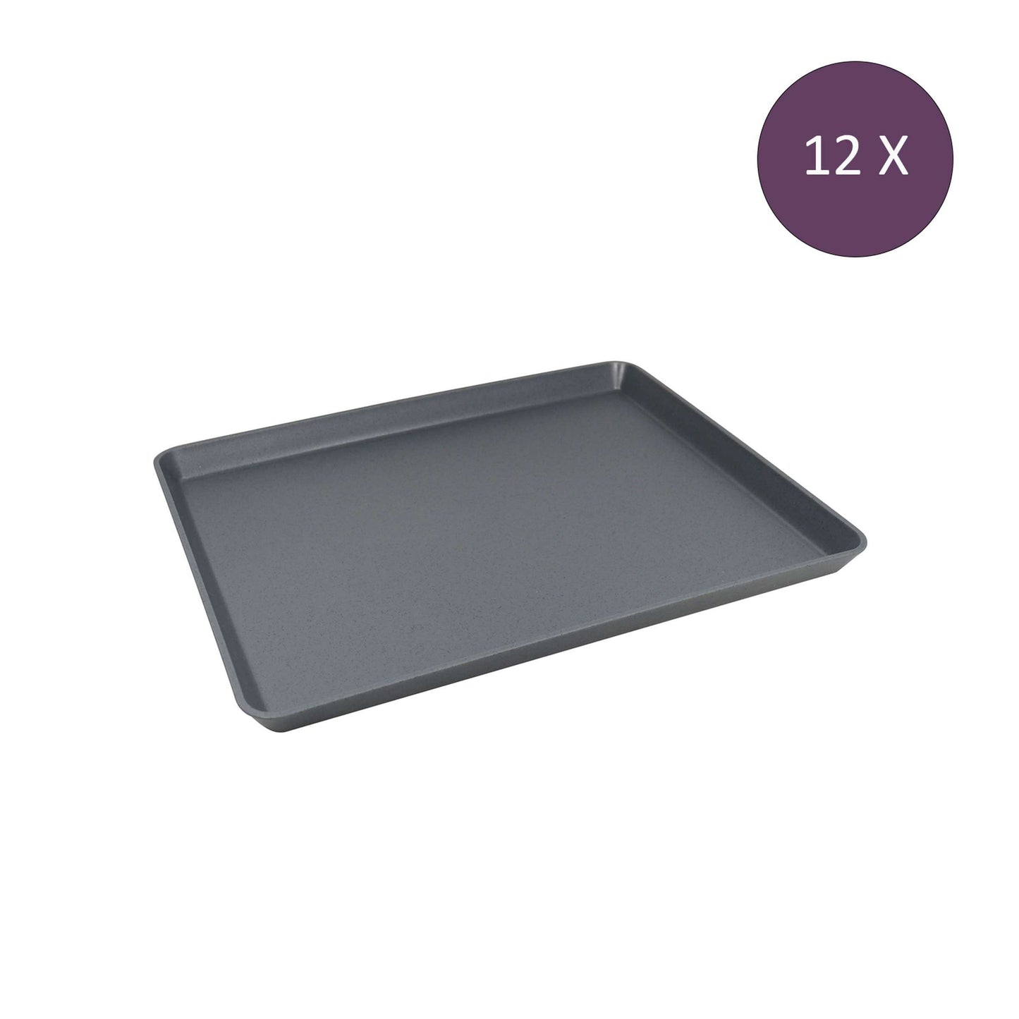 Serveerplateaus 23x19 cm (Set van 12) - Makkelijk en Netjes Presenteren