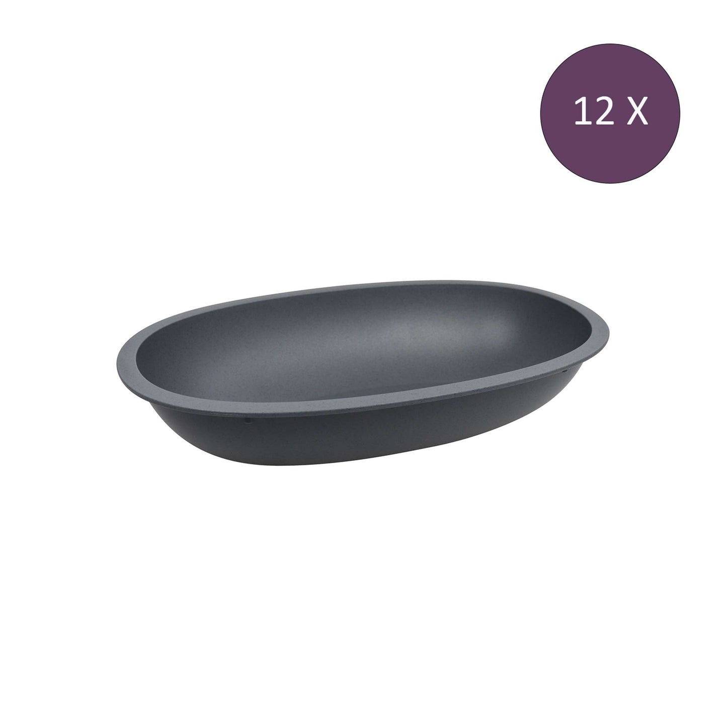 Ovale Serveerschalen 800 ml (Set van 12) - Voor Stijlvol Serveren