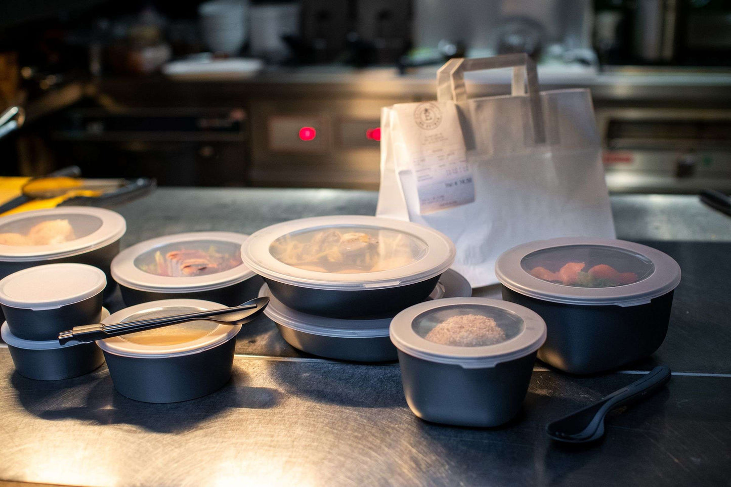 Vershoudbakjes 1 Liter met Deksel (Set van 6) - Lekvrij en Stapelbaar