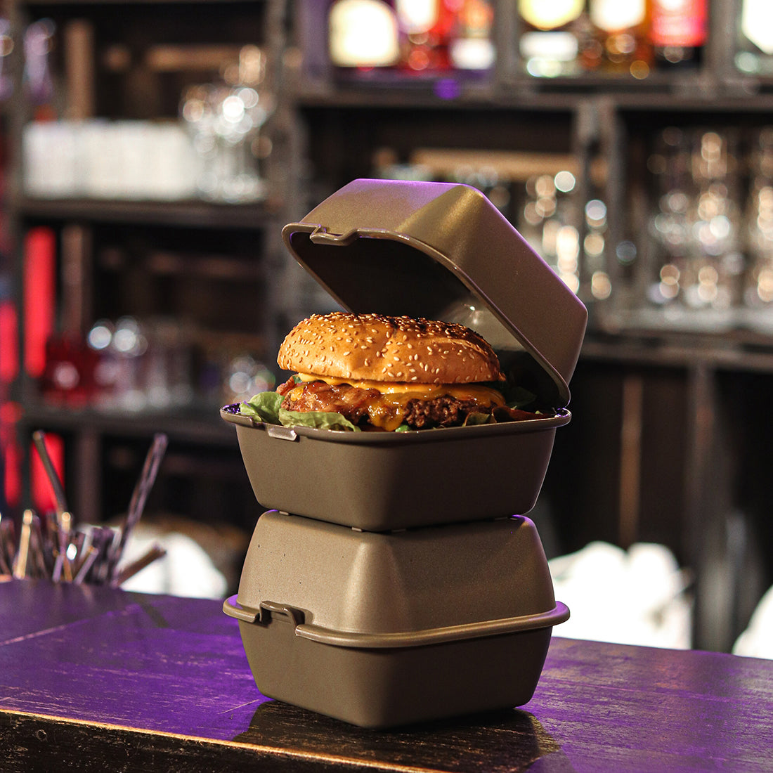 Hamburgerboxen (Set van 12) - Houd Burgers Warm en Netjes