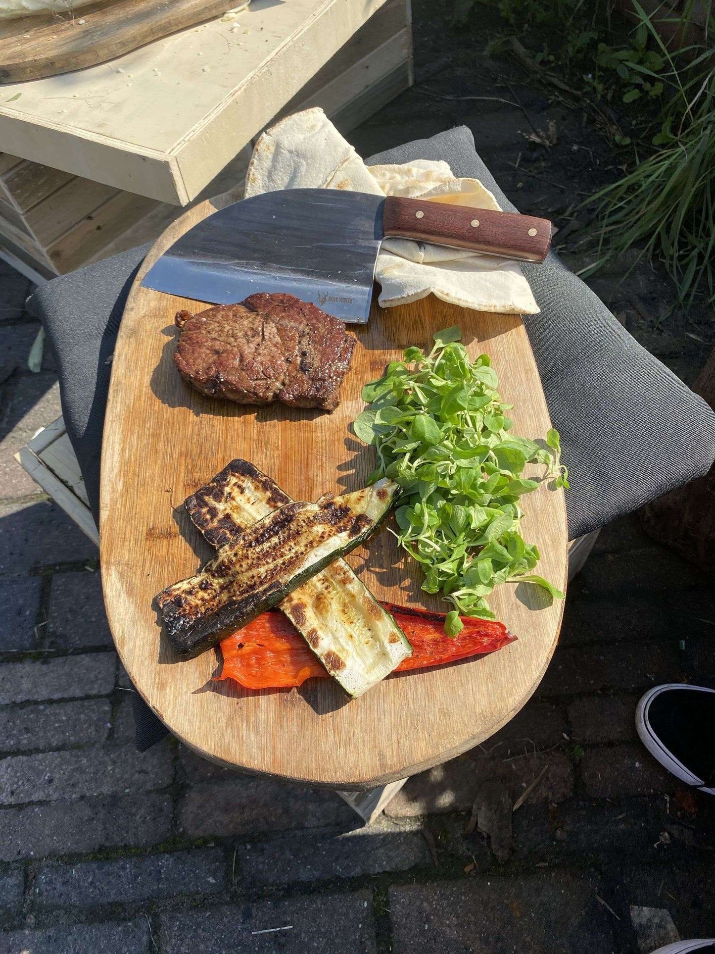 BBQ Hakmes 18 cm - Krachtig Snijden met Controle