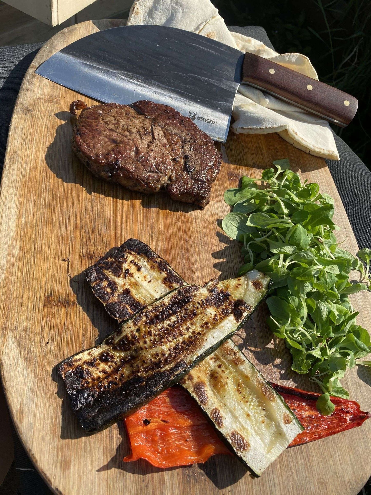 BBQ Hakmes 18 cm - Krachtig Snijden met Controle