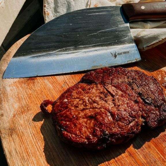 BBQ Hakmes 18 cm - Krachtig Snijden met Controle