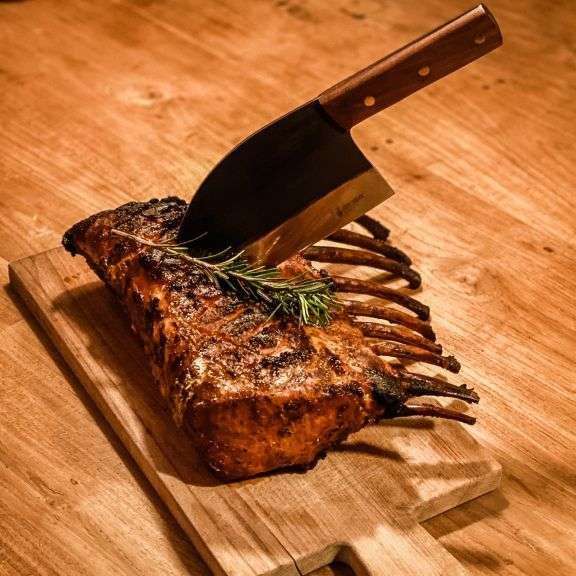 BBQ Hakmes 18 cm - Krachtig Snijden met Controle