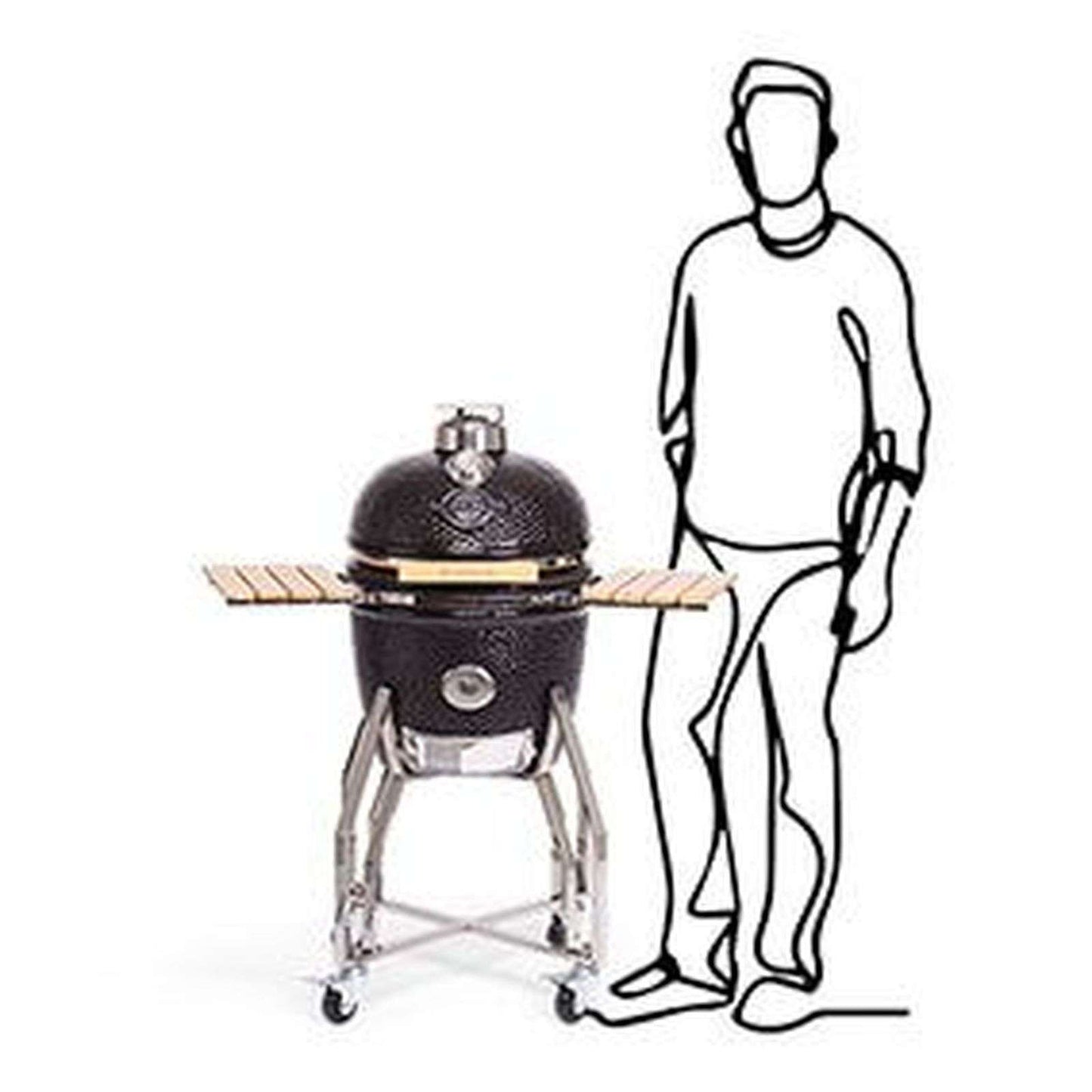 Yakiniku Kamado BBQ 16- Met Standaard en Zijtafels